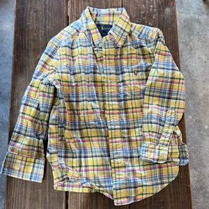 Ralph Lauren Toddler boys button down shirt.